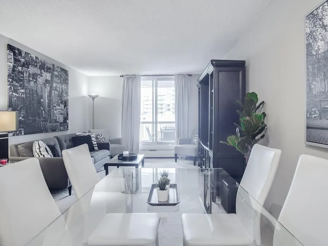 Willa New Stylish And Cozy Eau Claire 2Br With Gym Coffee Calgary Dom wakacyjny